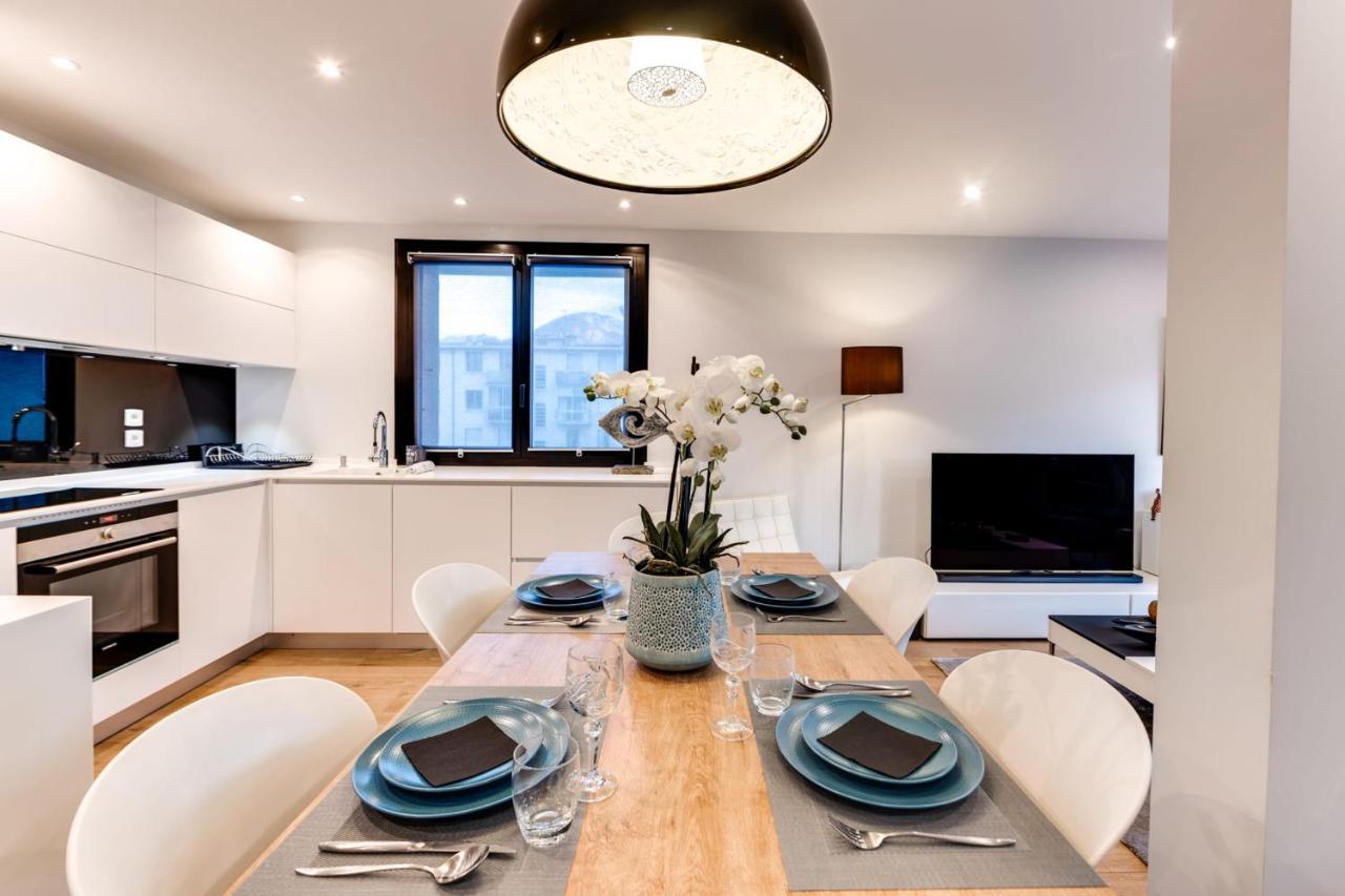 Les Sorbiers - Apartment 2 Bedrooms Top Floor - Parking & Terrace Annecy Dış mekan fotoğraf