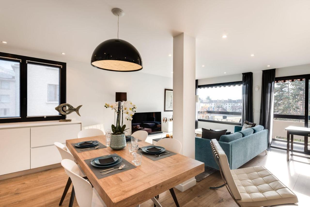 Les Sorbiers - Apartment 2 Bedrooms Top Floor - Parking & Terrace Annecy Dış mekan fotoğraf